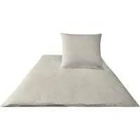 JOOP! Bettwäsche Mako-Satin Cornflower 4020 Farbe beige Größe 155x220cm + 80x80 cm