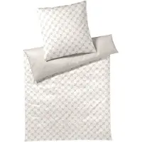 JOOP! Mako-Satin-Kissenbezug einzeln Cornflower Double Farbe Light cream Größe 40x80