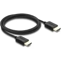 DeLOCK Koaxiales High Speed HDMI Kabel 8K 60 Hz 48 Gbps mit Geflechtmantel 2m