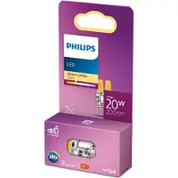 Philips Brenner, 20 W Brenner G4 x2, 1,7 W, 20 W, G4, 200 lm, 15000 h, Warmweiß
