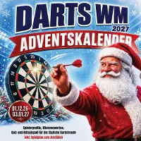 Sonstige Verlage Darts-Adventskalender zur WM-Vorbereitung: Spielerprofile, Quiz & WM-Spielplan