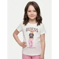 GUESS T-Shirt J6YI08 K3710 Weiß Regular Fit 160