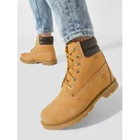 Timberland Schnürboots "LINDEN WOODS 6 INCH LACE UP WATERPROOF BOOT", Damen, Gr. 36, Leder, braun (wheat), Schuhe Schnürboots, Winterstiefel, Schnürstiefel, Winterschuhe, wasserdicht