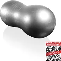 Gymstick Peanut Ball Pinda Bal mit Trainingsvideos & Zubehör