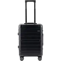 Alumaxx Reisetrolley mit Vollalukoffer schwarz