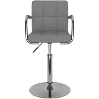 vidaXL Barhocker Hellgrau Stoff