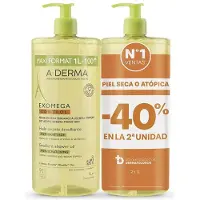 A-Derma EXOMEGA CONTROL pflegendes Duschöl, 2er-Pack à 1000 ml