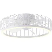 Brilliant Capo LED Deckenleuchte Ventilator 48 cm weiß 36W IP20 indoor