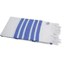 My Hamam Hamamtuch Strandtuch Badetuch & Saunatuch "Fisch" weiß blau