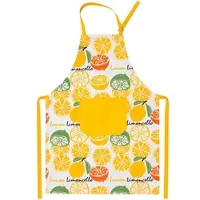 Kracht Küchen Textilien Limoncello Baumwoll Schürze bedruckt 90x70 cm bunt - bunt