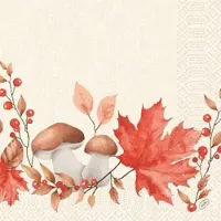 Duni Tissue-Serviette 40 x 40 cm Woodland 3-lagig, 1250 Stk/Krt (5 x 250 Stk)