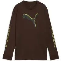Puma Street Relaxed Longsleeve Tee B chocolate fondue (33) 128