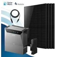 SolarMars Anker SOLIX Solarbank 4 E5000 Pro Balkonkraftwerk 2000W mit Speicher - 1x BP2700 / Ohne HAL / Deutschland