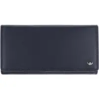 Golden Head Leder Geldbörse Polo RFID Protect Damenbörse 2802 Marineblau dunkelblau
