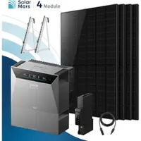 SolarMars Anker SOLIX Solarbank 4 E5000 Pro Balkonkraftwerk 2000W mit Speicher - 1x BP2700 / Balkon / Deutschland