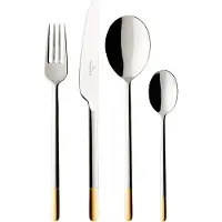 Villeroy & Boch Ella teilvergoldet Tafelbesteck 144-teilig "Gastro-Set"