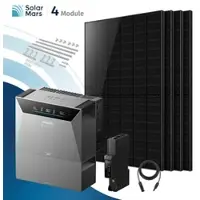 SolarMars Anker SOLIX Solarbank 4 E5000 Pro Balkonkraftwerk 2000W mit Speicher - 1x BP2700 / Ziegeldach / Deutschland