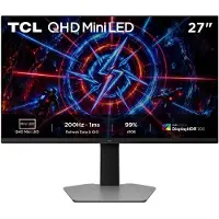 TCL P2 27P2A, 68,6 cm (27"), 2560 x 1440 Pixel, 2K, LED, 1 ms, Grau