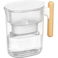 Waterdrop WD-PT-04 3,5 L Wasserfilterkanne mit 1 x 90 Tage Filterkartusche, reduziert Kalk, Chlor, Blei, Kupfer im Wasser, NSF