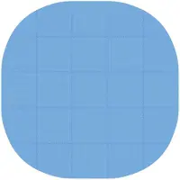 vidaXL Pool Bodenschutzmatte 25 stk. Ø 292 cm Rund EVA-Schaum Blau