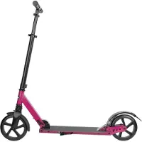 Crivit Big-Wheel-Scooter, mit Aluminiumrahmen, ABEC-9-Kugellager (schwarz/pink) -