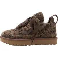 Ugg für Damen. 1187485 Lowmel Spotted Ledersneaker braun (38), Wohnung, Schnürsenkel, Lässig