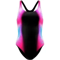 Speedo - Women's Print Medalist Swimsuit - Badeanzug Gr 38 blau