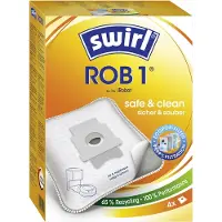 Swirl ROB 1, Staubbeutel, Staubsaugerroboter, Blau, Grün, Orange, Weiß, Vliesstoff (TNT), iRobot Clean Base, iRobot Roomba i1+, iRobot Roomba i3+, iRobot Roomba i4+, iRobot Roomba i5+,..., Box