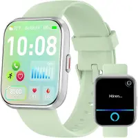 Fitpolo mit Telefonfunktion(Anrufe tätigen/empfangen),Fitness Tracker mit 110+Sportmodi, Puls/Schlaf-Monitor, Schrittzähler, Smart Watch mit Alexa für Android