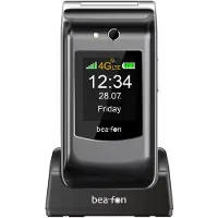 Beafon SL646, Klappgehäuse, Single SIM, 7,11 cm (2.8"), Bluetooth, 1550 mAh, Anthrazit, Silber