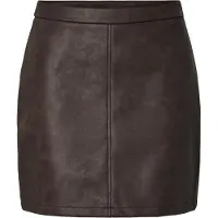 Pieces Pcariana Hw Pu Minirock | Braun | M