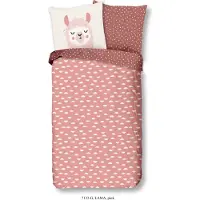 Muller Textil Good Morning Kinder Bettwäsche Lama - 135x200 cm - 100% Baumwolle