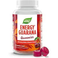 Nature'S Way Energy Guarana Gummies – mit Koffein & Taurin, Kirsch-Geschmack