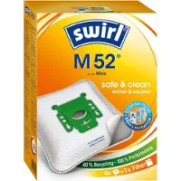 Swirl M 52, Blau, Weiß, Gelb, 240 mm, 168 mm, 74 mm, 180 g, 4 Stück(e)
