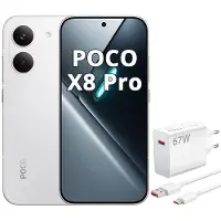 Xiaomi POCO X8 Pro 12GB 512GB Weiß Smartphone mit 67-W-Schnellladegerät