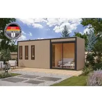 Karibu 73 mm Saunahaus Mila Premium Douglasie inkl. 9kW Saunaofen integr. Strg.