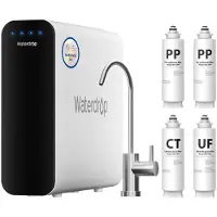 Waterdrop TSU Untertisch Wasserfiltersystem mit 1 Ersatzfilter-Set (2 x TSPP, 1 x TSCT, 1 x TSUF)