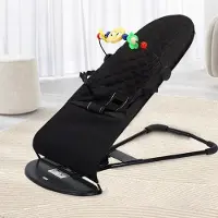 StarTech.com Babywippe - TT005 - Tragbar und faltbar - Ohne Strom - Natürliche Wippbewegung - 0–10 Monate - Bis 10 kg - Schwarz