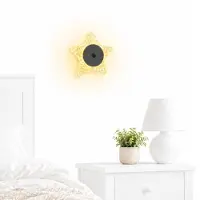 Dopwii Aufladbares Stern‑LED‑Wandlicht mit Sensor, kabellose Nachtleuchte 3‑Farbtemperatur einstellbar, für Flur, Schlafzimmer, Treppenhaus