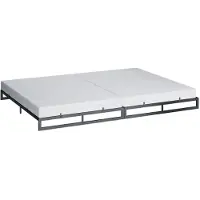 VitaliSpa Familienbett Lenora Schwarz 280x200 mit 2 Matratzen, Model 63319