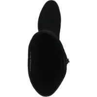 Caprice Damen Langschaftstiefel aus Textil in Weite H 9-25536-47, Größe:40 EU, Farbe:Schwarz