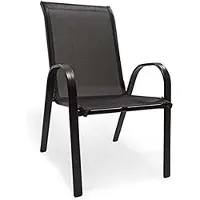 Merkloos Ergonomischer Gartenstuhl 55x71x93 cm Robuste Stoff