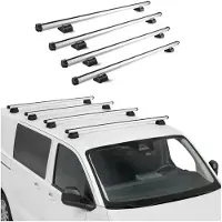 Aurilis Dachträger für Fiat Ducato 1994-2006 H1+H2 4-Träger Aluminium Silber