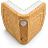 Dopwii Wiederaufladbare LED‑Wandleuchte mit Bewegungs‑ und Lichtsensor, magnetische Montage, 3‑in‑1 Farbmodus, kabelloses Nachtlicht für Zuhause