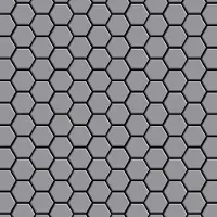 ALLOY Mosaik Fliese Massiv Metall Edelstahl Matt Grau 1,6mm Stark Honey-s-s-ma 1 Paket mit 10 Matten 0,92 m2 Grau