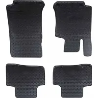 Syfax Autofußmatte 4 pcs Schwarz Geeignet für GLC 2016-2022 Gummi