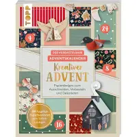 Sonstige Verlage Der verbastelbare Adventskalender: Kreativer Advent. Papierdesigns zum Ausschneiden, Verbasteln und Dekorieren.