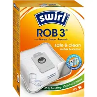 Swirl ROB 3, Staubbeutel, Staubsaugerroboter, Holz, Box, 235 mm, 166 mm