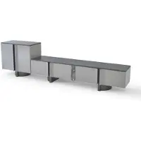 JVmoebel Luxusmöbel Wohnwand Wohnzimmer Moderner TV Lowboard mit Schrank