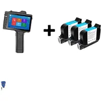 OEM Handheld Tintenstrahldrucker, Kompaktes Design, Vielseitiger Inhalt Druck, Drucker mit 3 Tinten